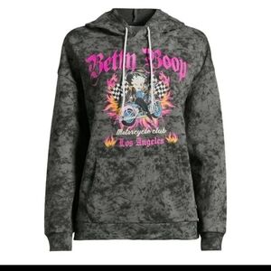 Betty Boop Graphic Hoodie Size Med